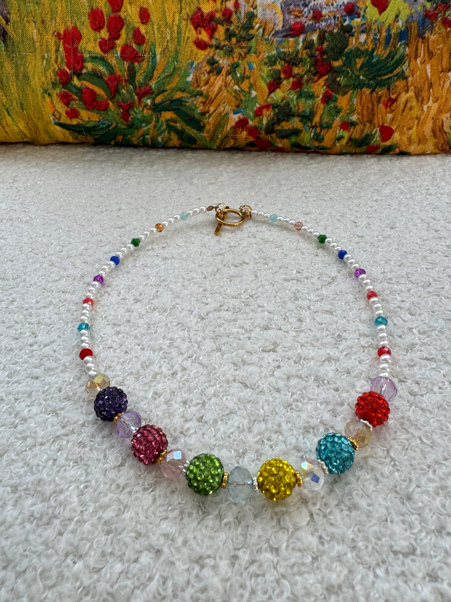Rainbow Popsicle Necklace