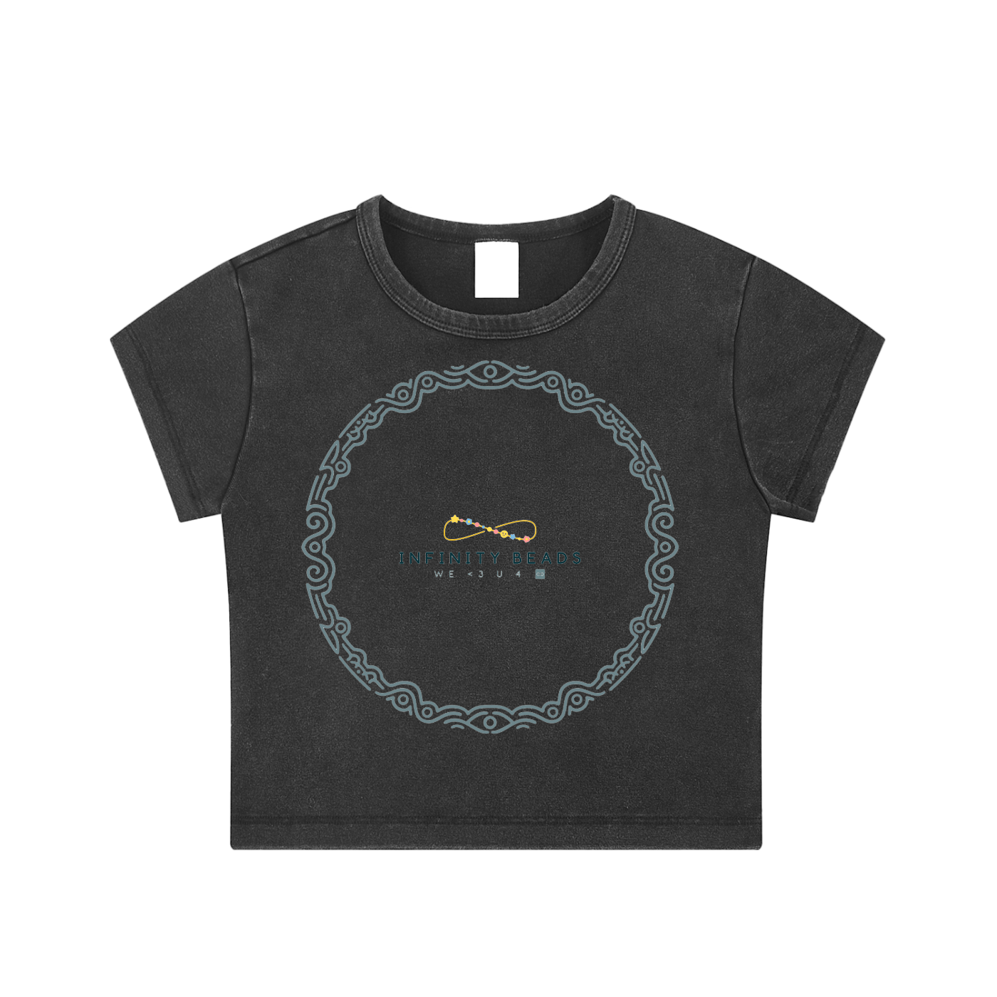Snow Washed Crop Top