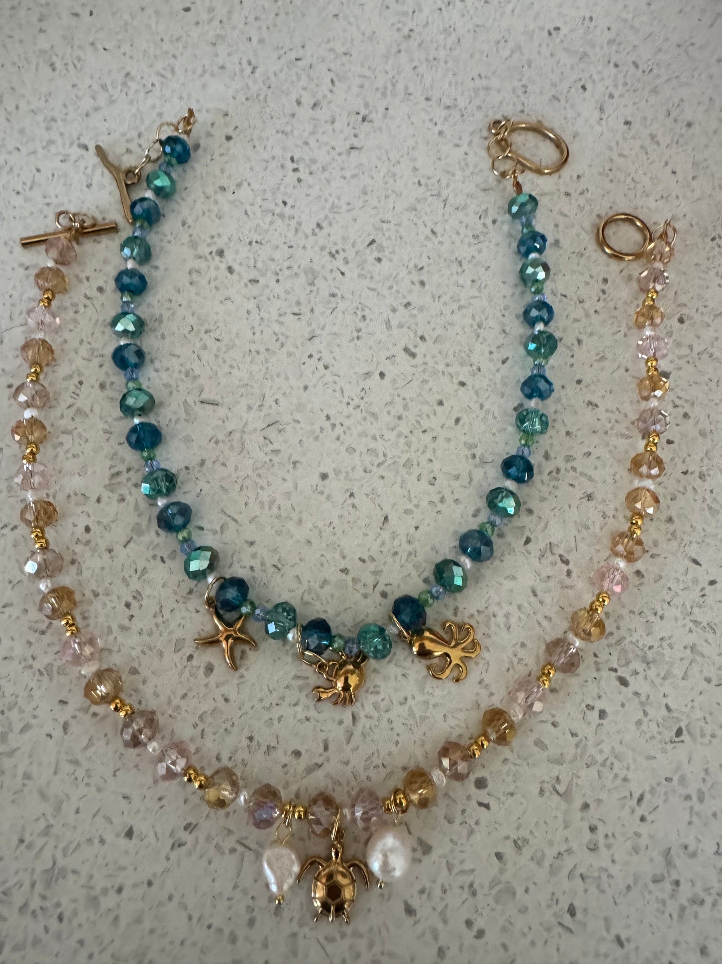 The Morgana Necklace - Champagne Drift